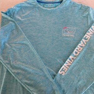 Vineyard Vines Teal Graphic Tee